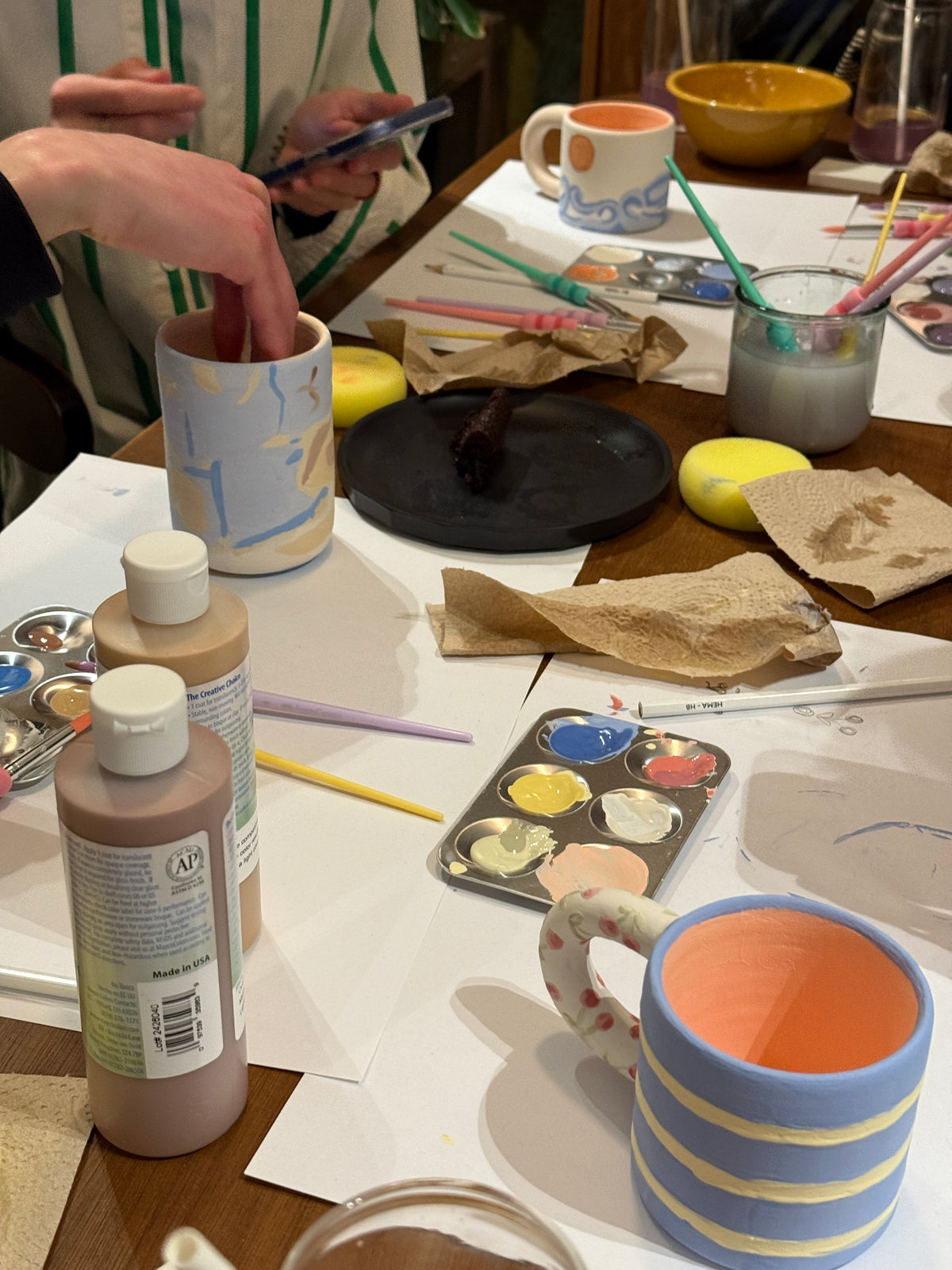 Sip & Glaze Workshop