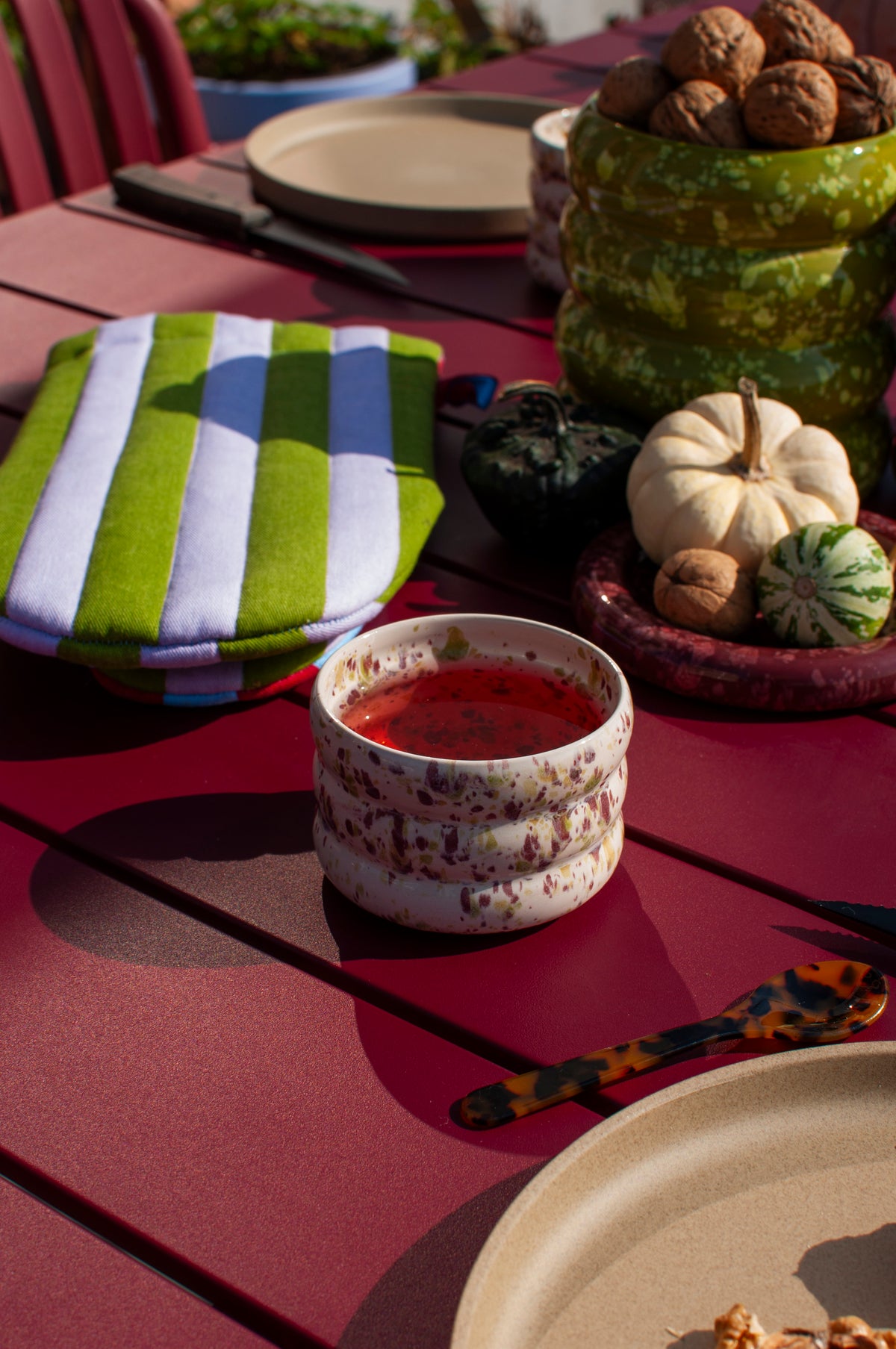 Cappuccino Mug — Autumn Leaves