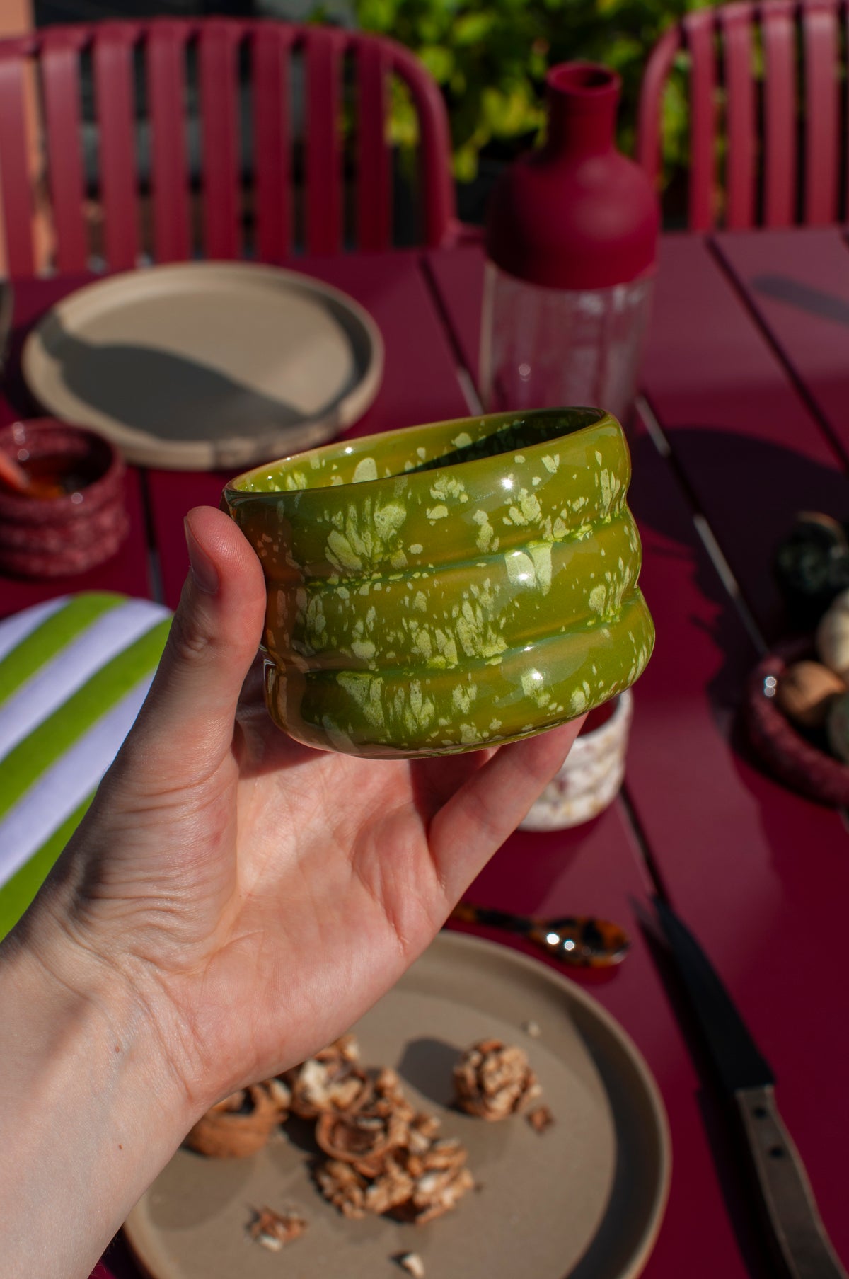 Cappuccino Mug — Swampy Green