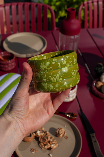 Cappuccino Mug — Swampy Green