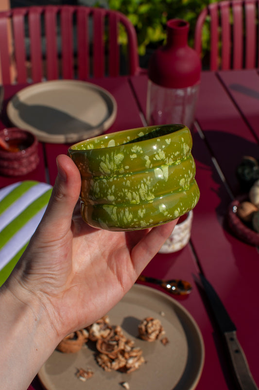Cappuccino Mug — Swampy Green