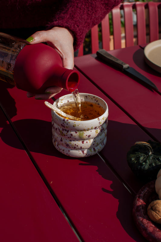 Latte Mug — Autumn Leaves