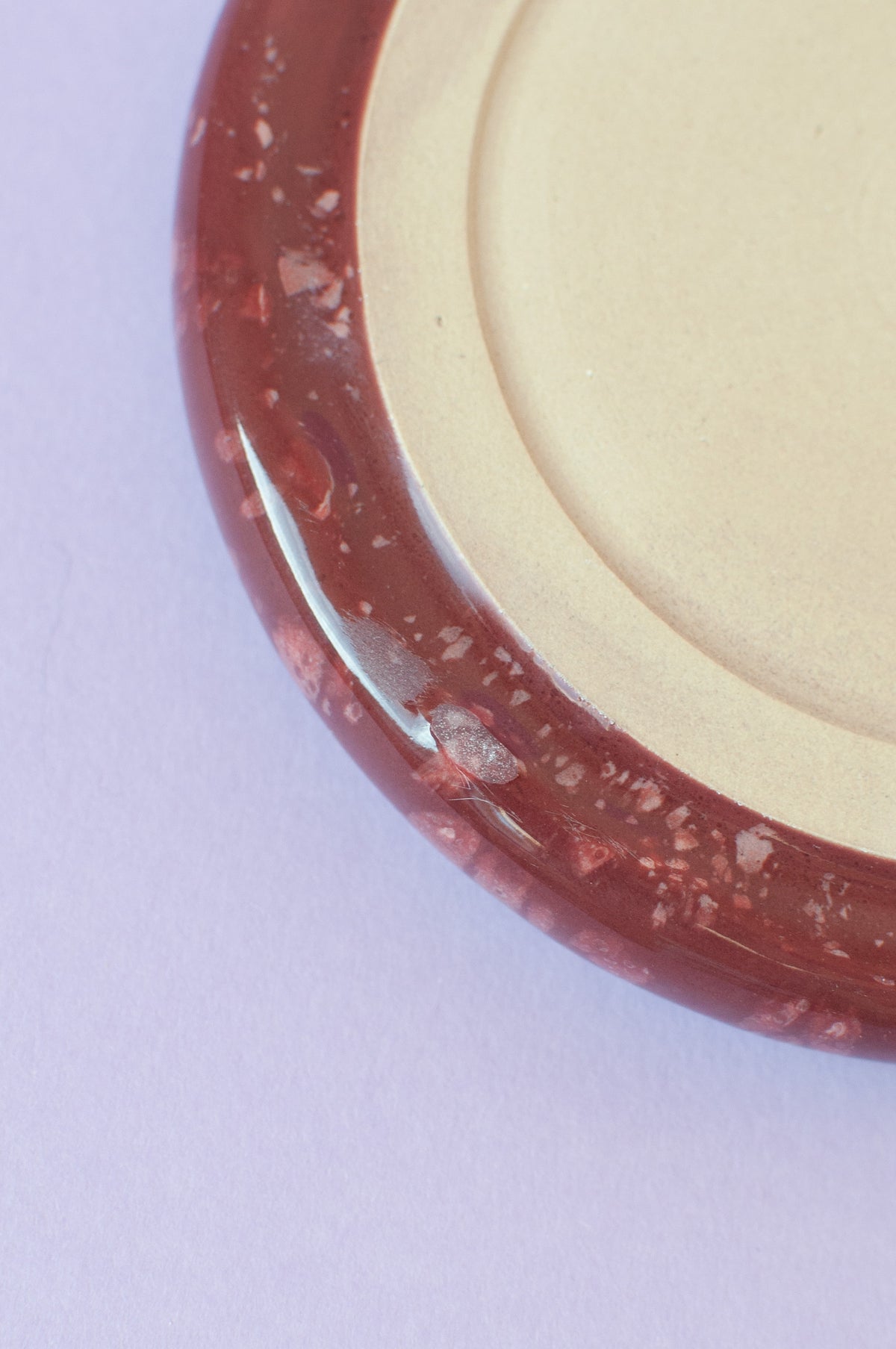 Tiny Bubble Plate — Autumn met klein glazuur defectje
