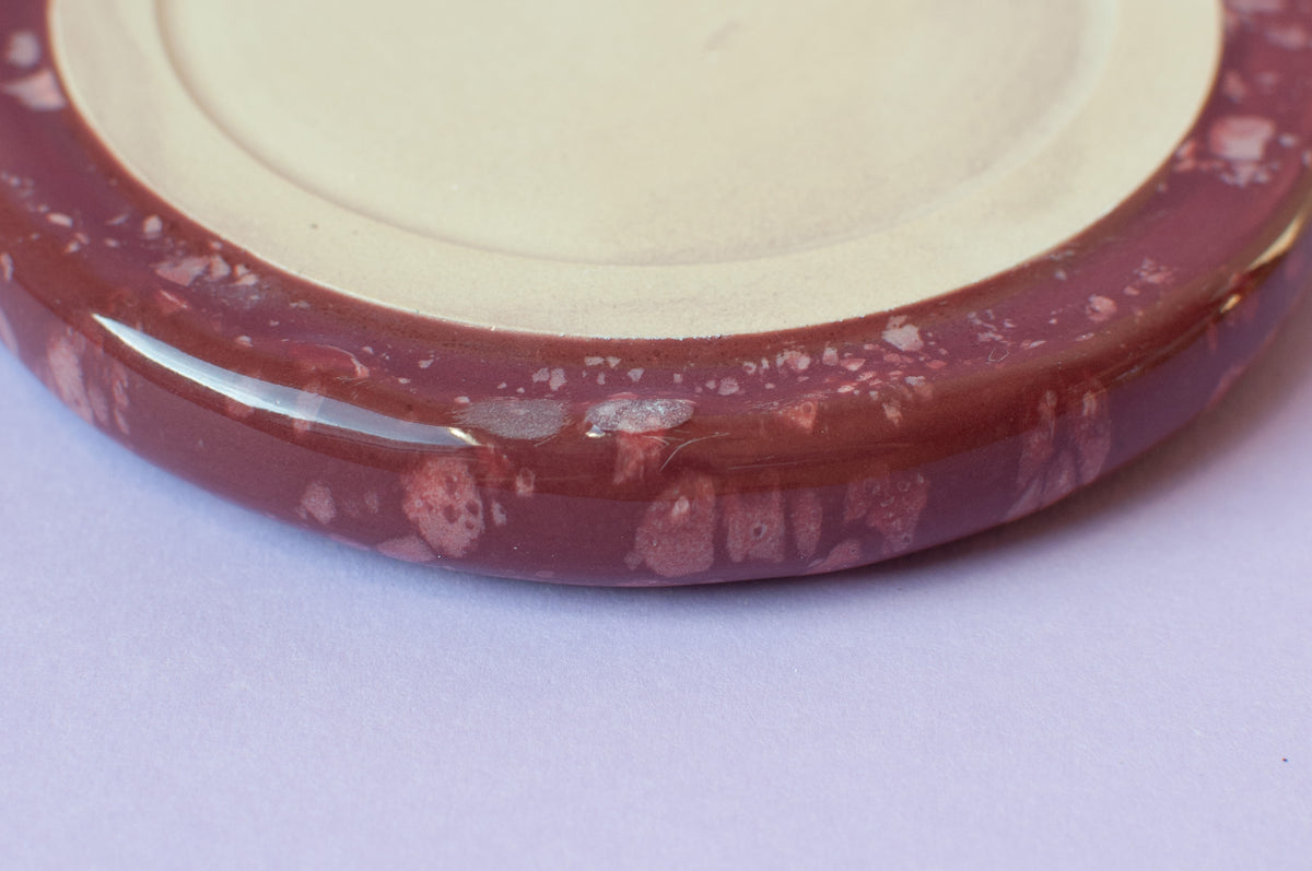 Tiny Bubble Plate — Autumn met klein glazuur defectje