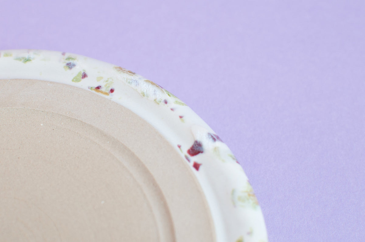 Tiny Bubble Plate — Autumn met klein glazuur defectje