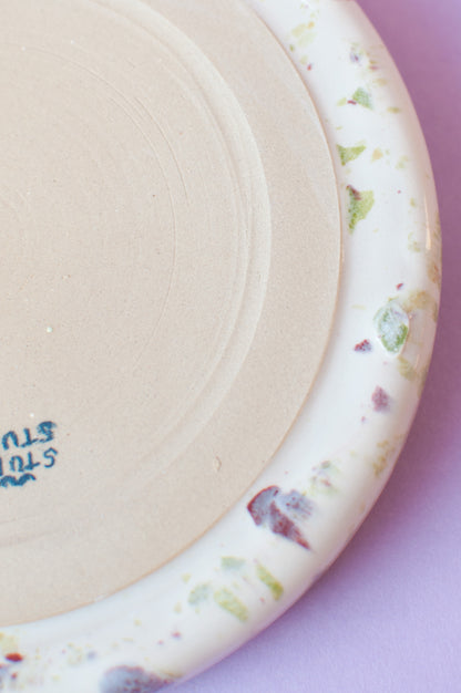 Tiny Bubble Plate — Autumn met klein glazuur defectje