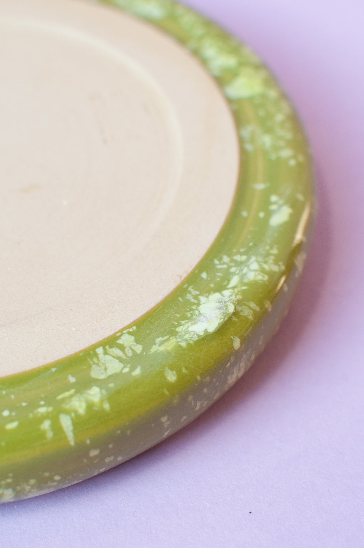 Tiny Bubble Plate — Autumn met klein glazuur defectje