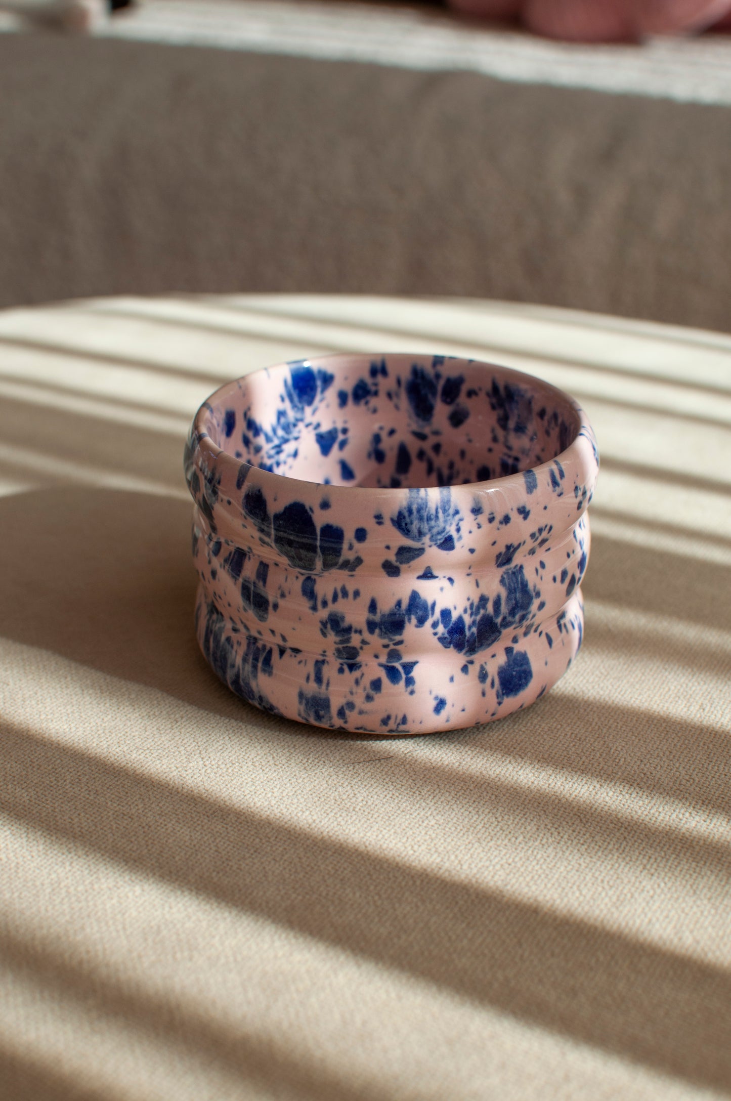 Cappuccino Mug — Spring Pink Confetti