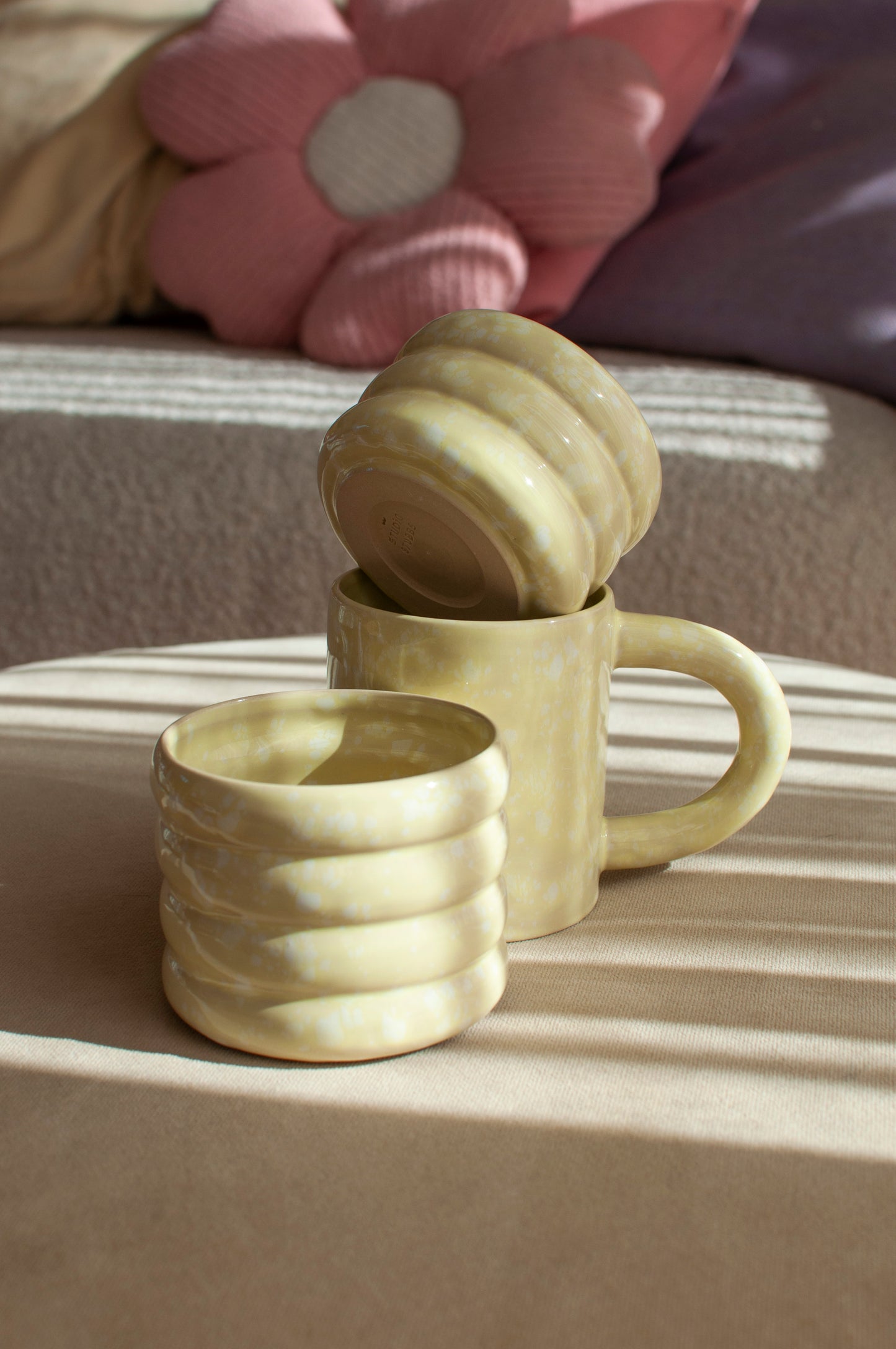 Latte Mug — Butter Yellow