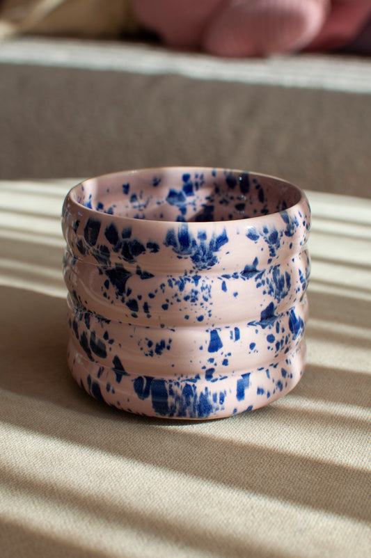 Latte Mug — Spring Pink Confetti